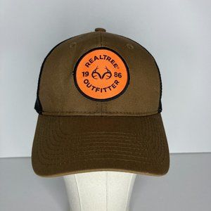 Realtree Outfitter Brown Black Mesh Adjustable Hat